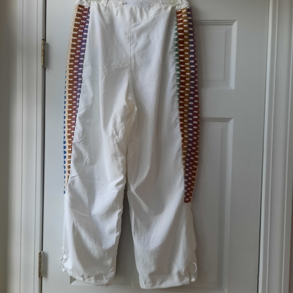 New Free People Movement Kaleidoscope Embroidered Pants sz Small - Picture 7 of 9